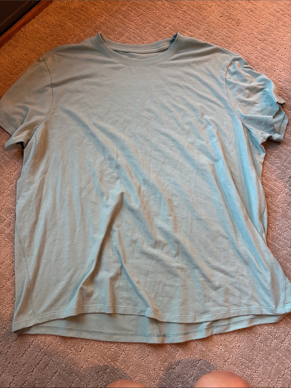 Nike Women's Light Blue Short Sleeve Performance Tee - Picture 5 of 5